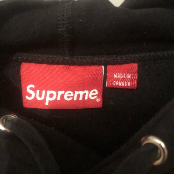FW17 Supreme Box Logo Hoodie (Black/Lime Green) - Picture 8 of 11